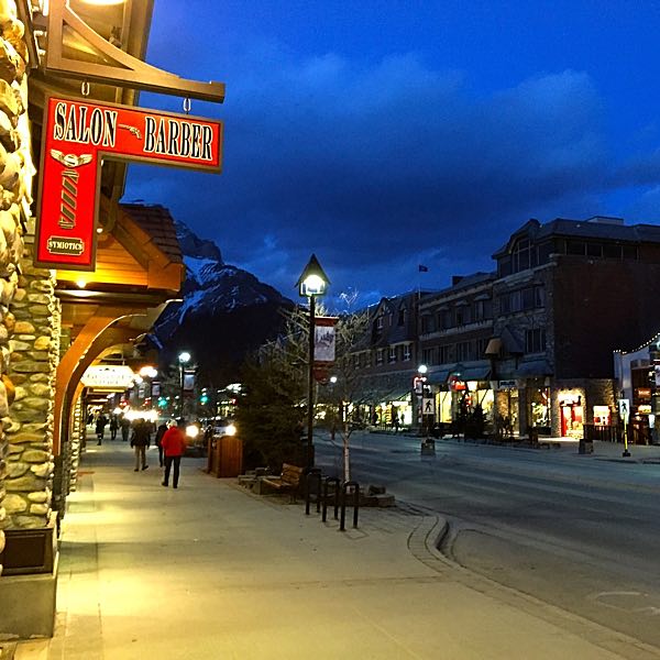 Banff bei Nacht