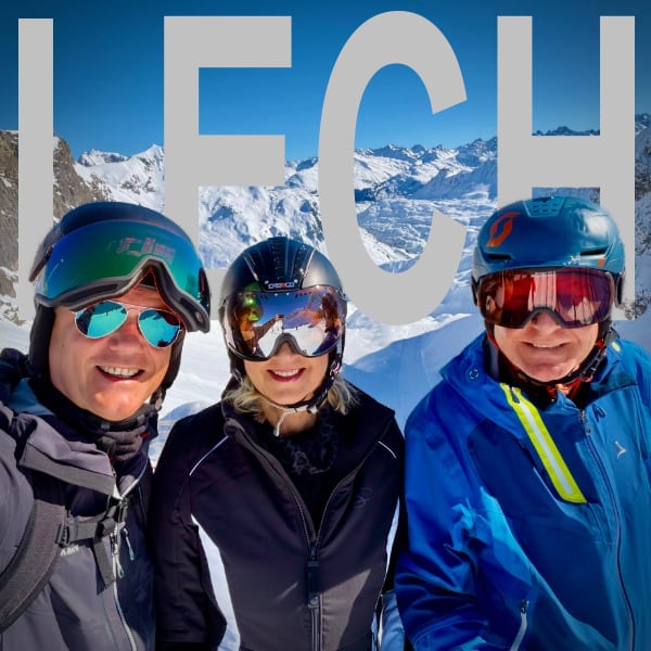 Skiing in Lech